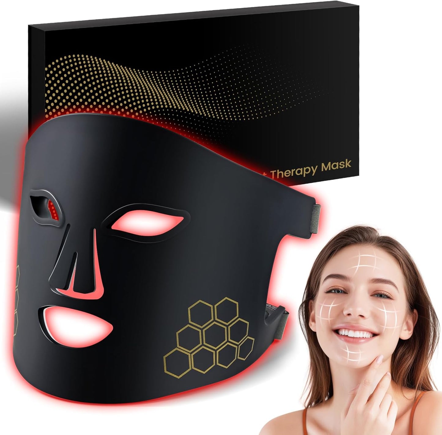 LED Face Mask Red Light Therapy