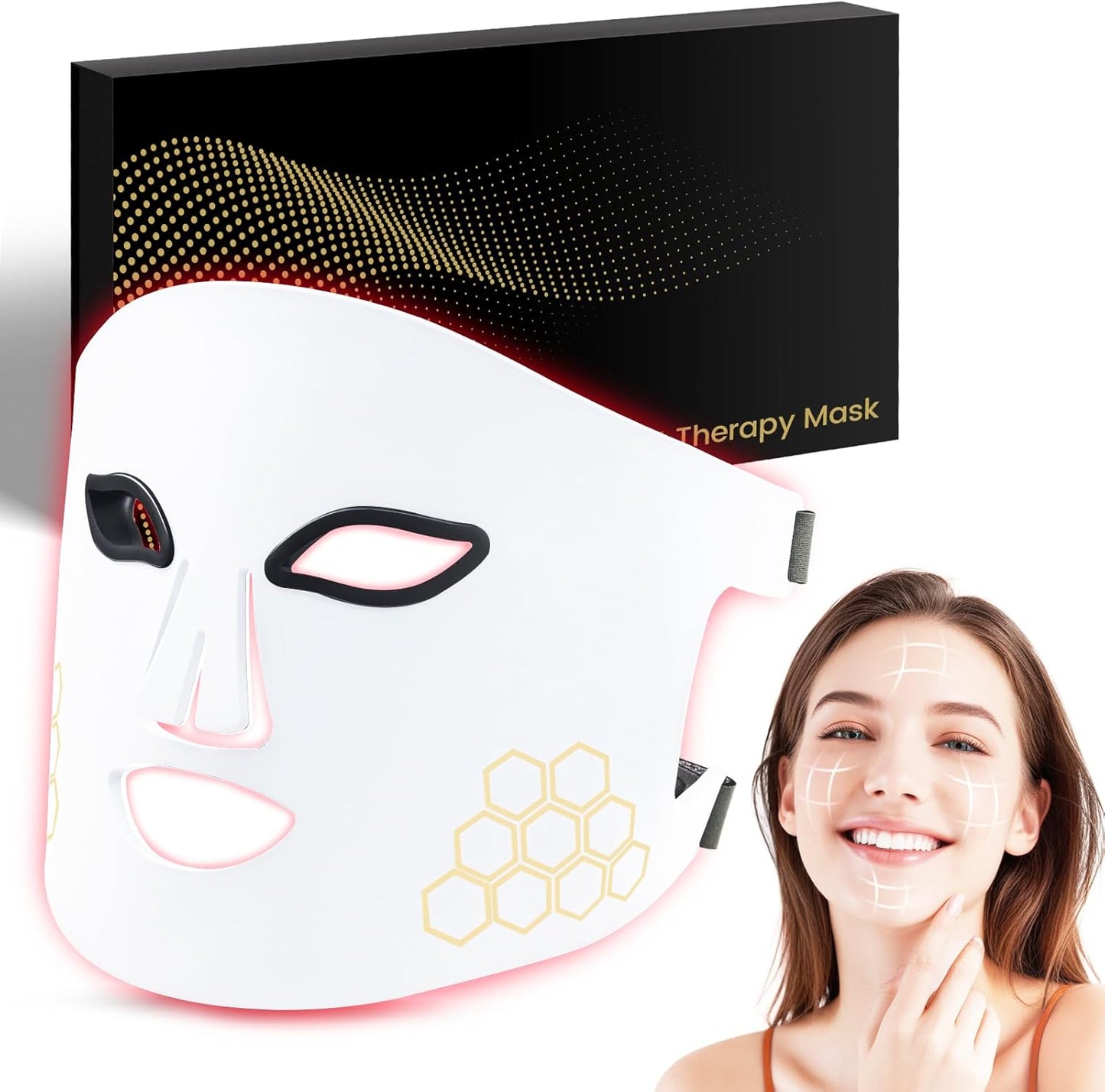 LED Face Mask Red Light Therapy