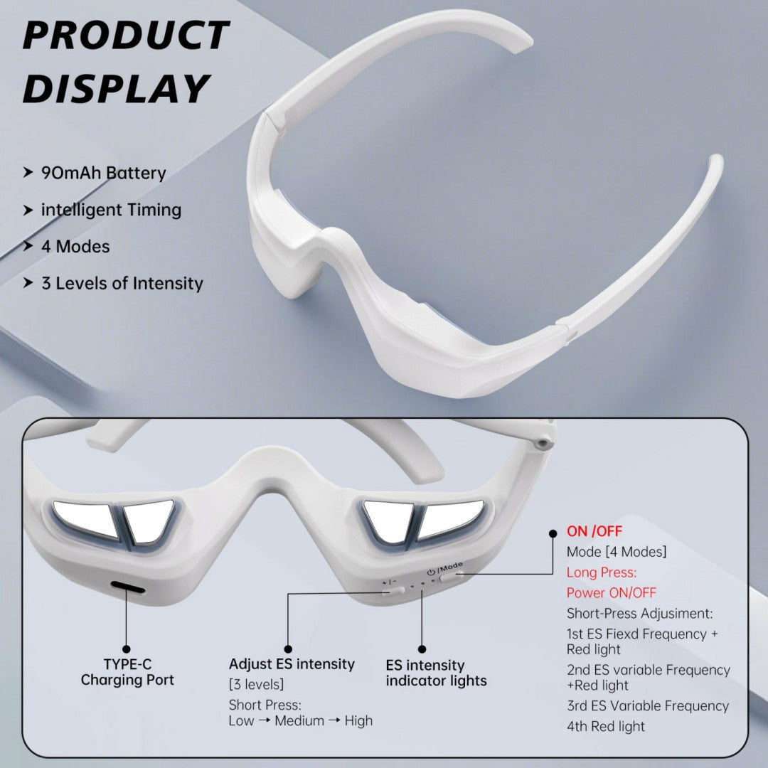 Red Light Therapy Glasses Product Display