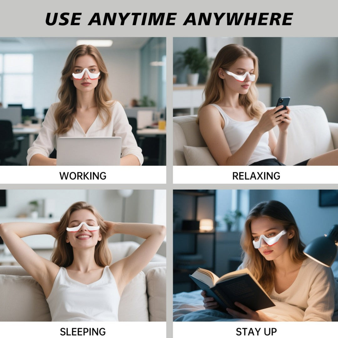 Use Eye Massage Anytime Anywhere